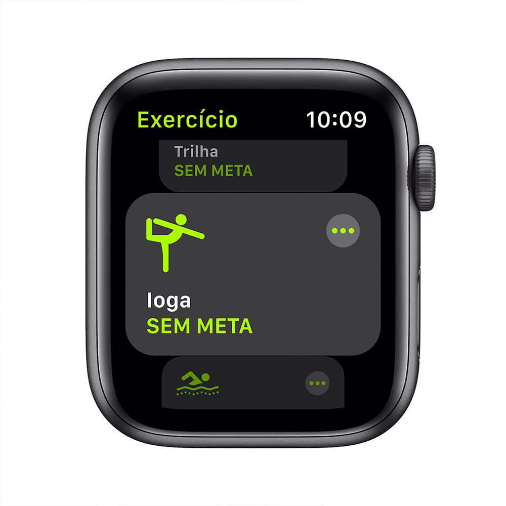 APPLE WATCH SE 44MM GPS - CAIXA CINZA-ESPACIAL E PULSEIRA ESPORTIVA PRETO - Imagem 3