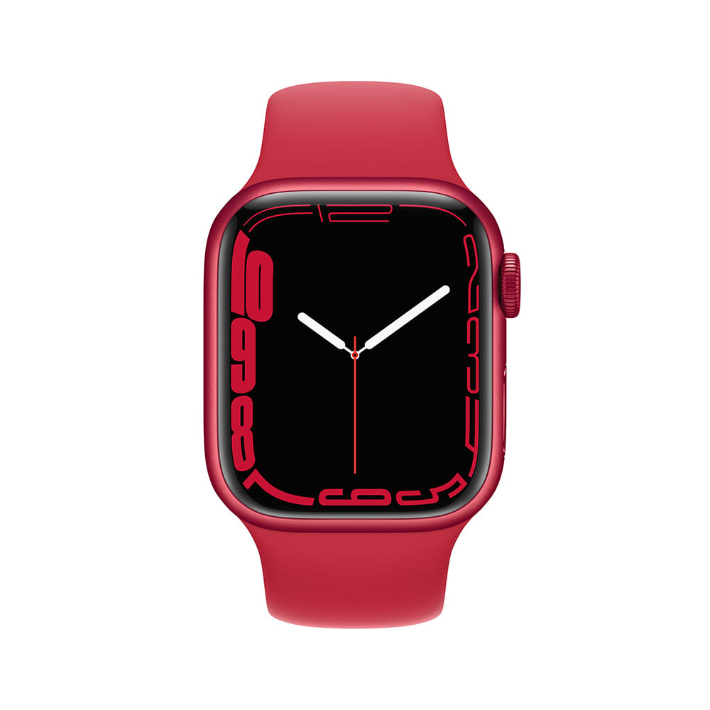 APPLE WATCH SERIES 7 GPS, 41MM CAIXA (PRODUCT)RED DE ALUMINIO PULSEIRA ESPORTIVA (PRODUCT)RED PADR - Imagem 2