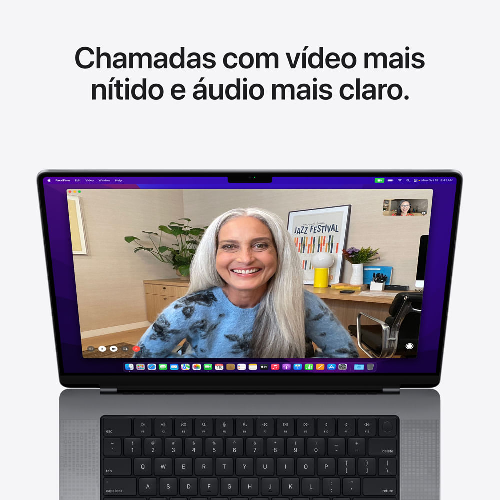 14-INCH MACBOOK PRO M1 PRO - 8C CPU/14C GPU/512G-BRA - SPACE GREY - Imagem 9